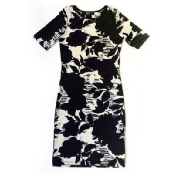 Topshop Bodycon Floral Print Dress US size 4 - Picture 2 of 4